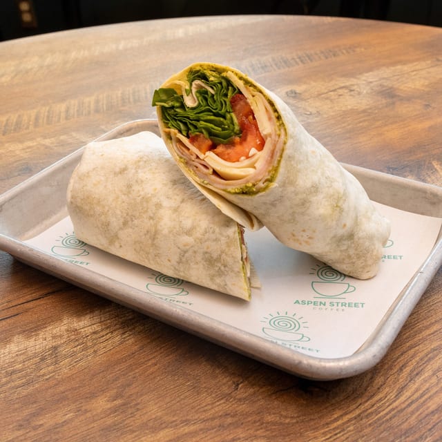 Turkey Pesto Wrap.